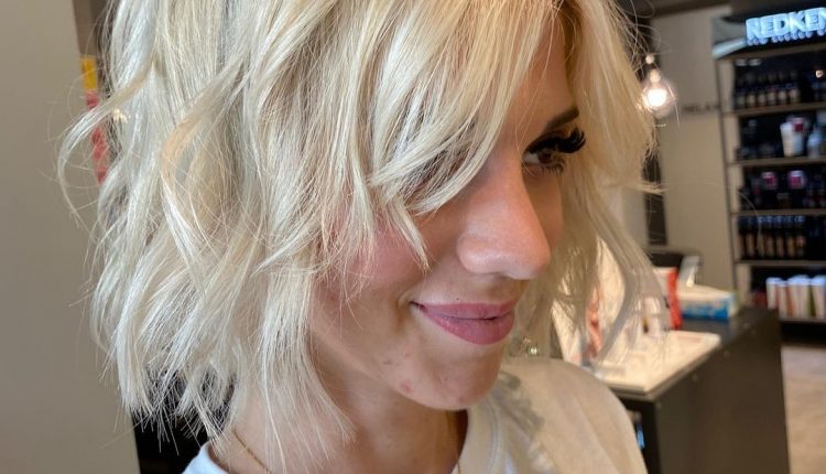 Silver Hair Pixie Haircut