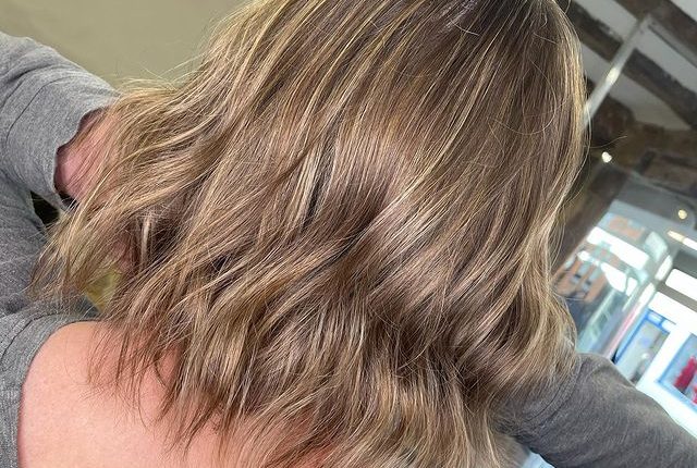 Pink Balayage On Dark Brown Hair