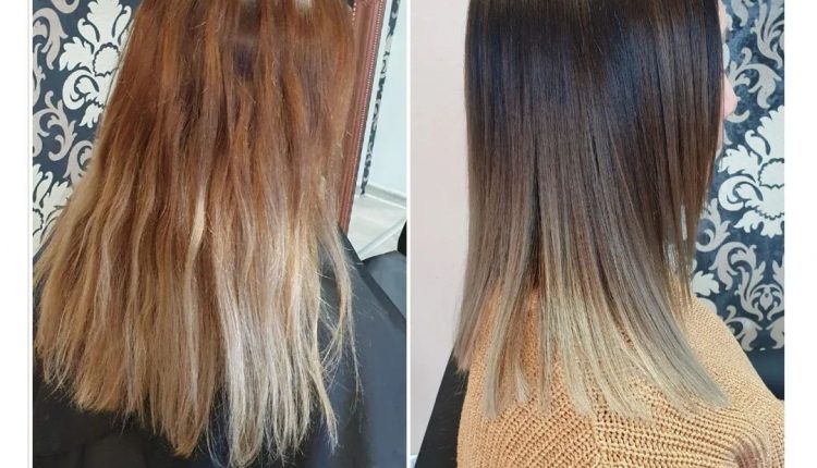 Shoulder Length Dark Brown Hair With Blonde Highlights 