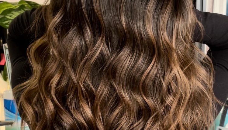 Honey Brown Ombre Short Hair