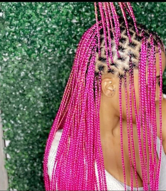 Pink Braided Hairstyles - Ppnaz.org