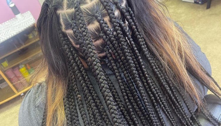 Box Braids Ponytail