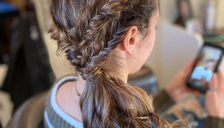 Long Layers With Side Swept Bangs