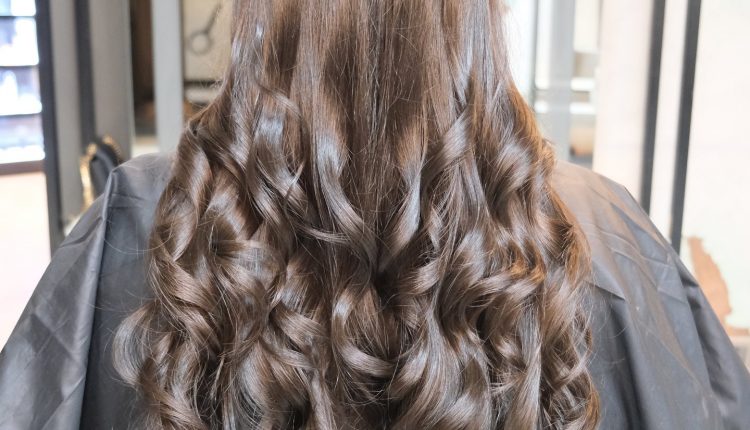 Long Brown Layered Hair With Side Bangs